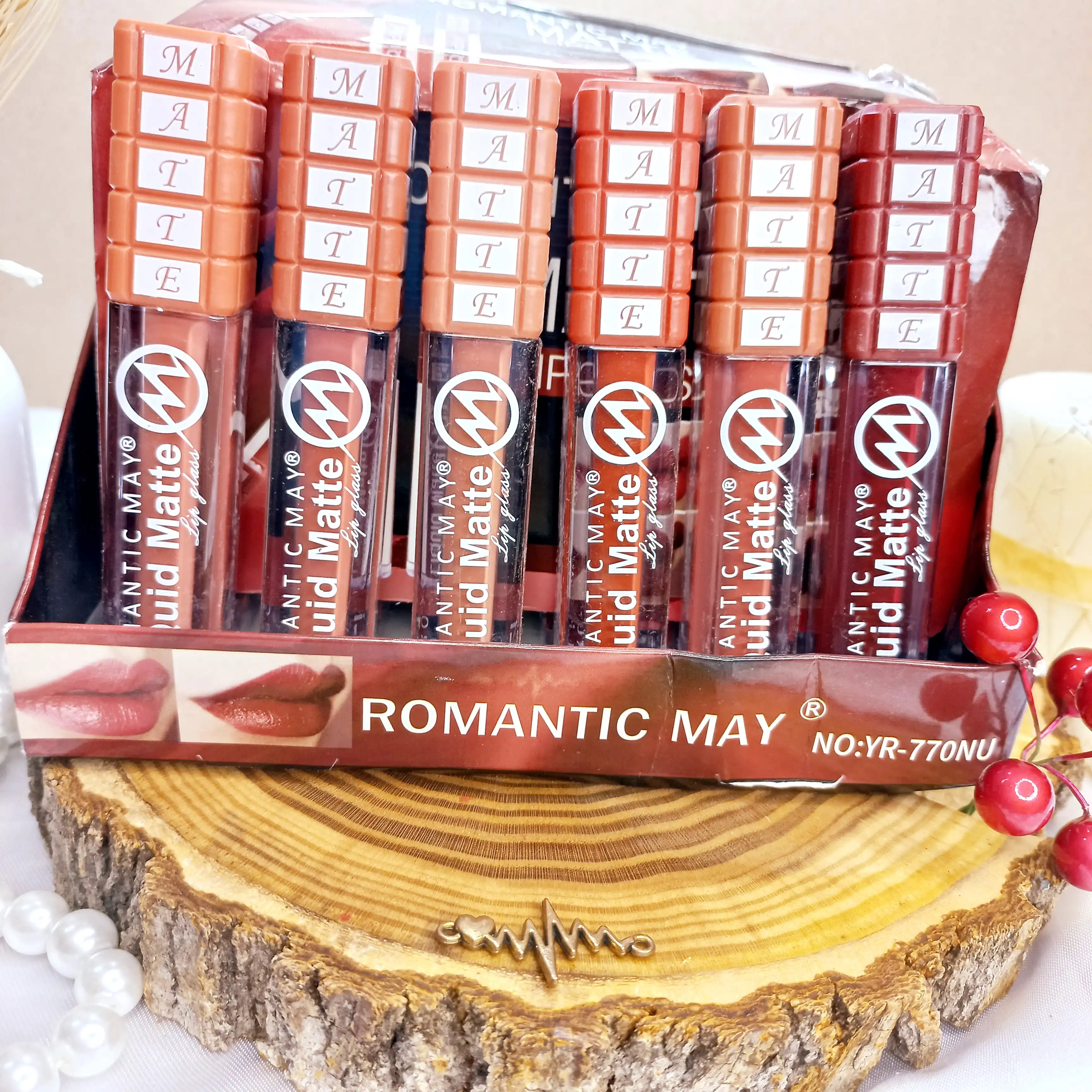 رژ لب مایع رمانتیک کد770 ROMANTIC MAY |