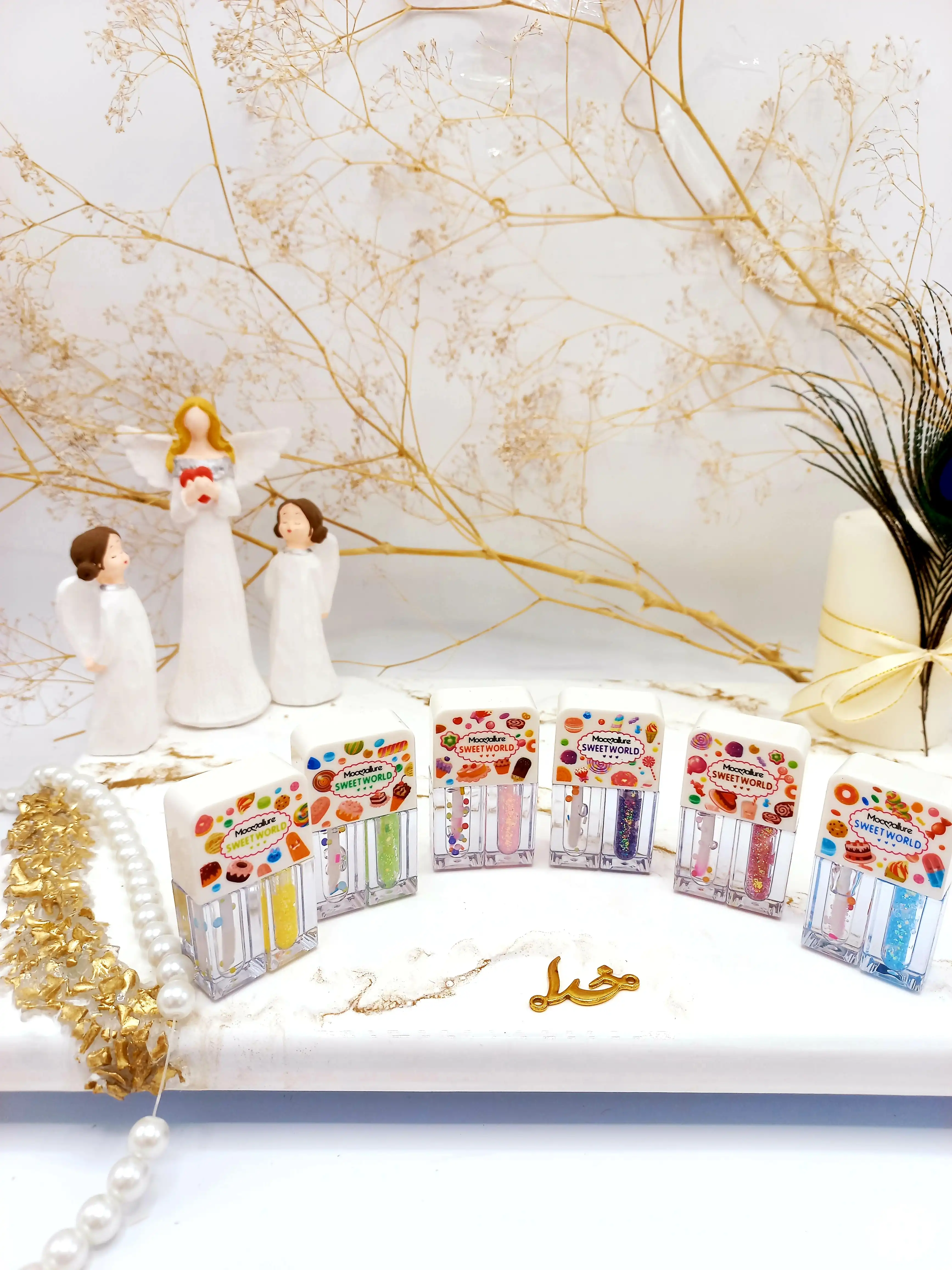 برق لب دو قلو شاین دار موکالره moc allure کد 8031