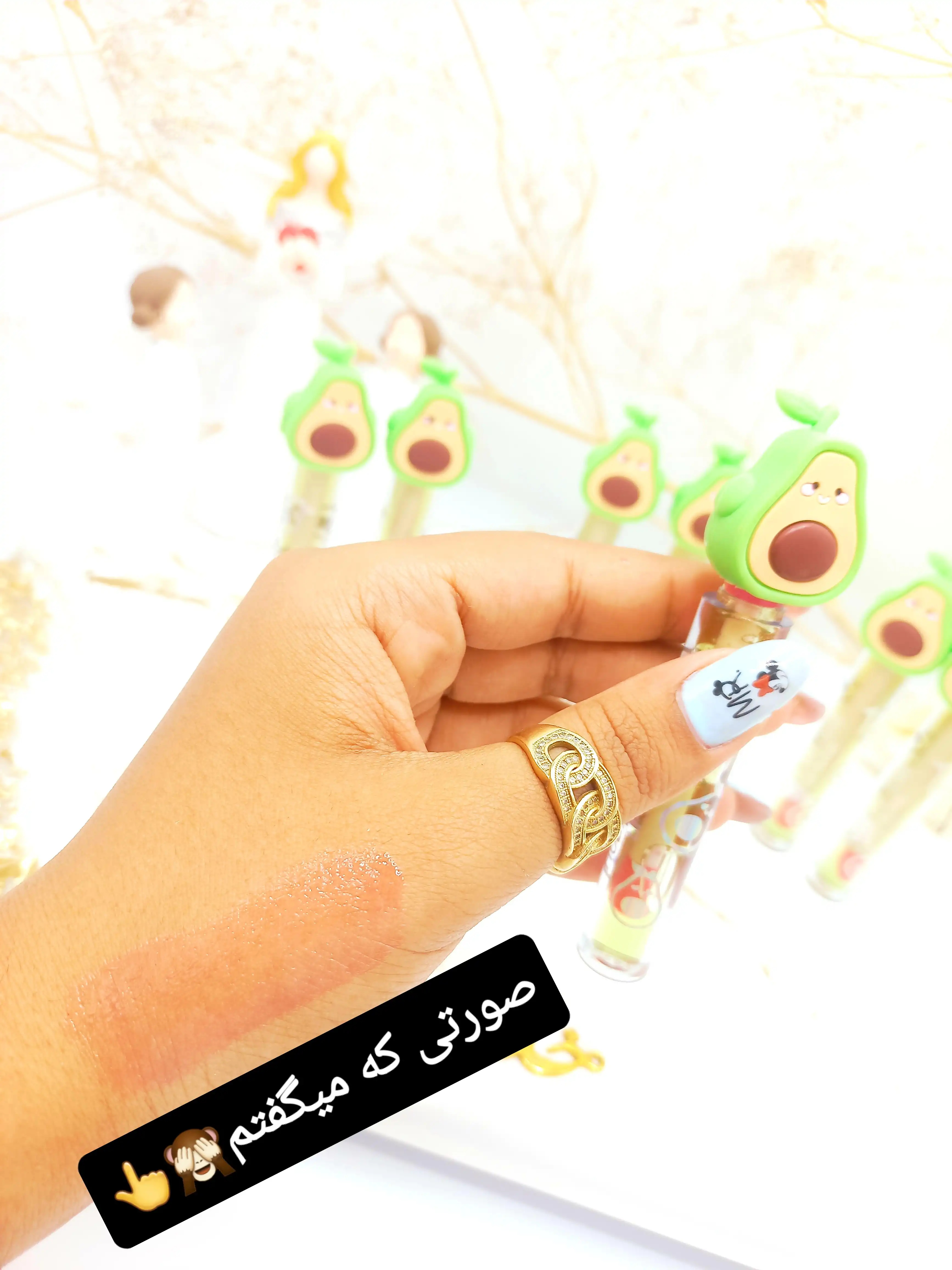 برق لب حرارتی درب آووکادو هدا مات می HUDA MATTE ME کد X258