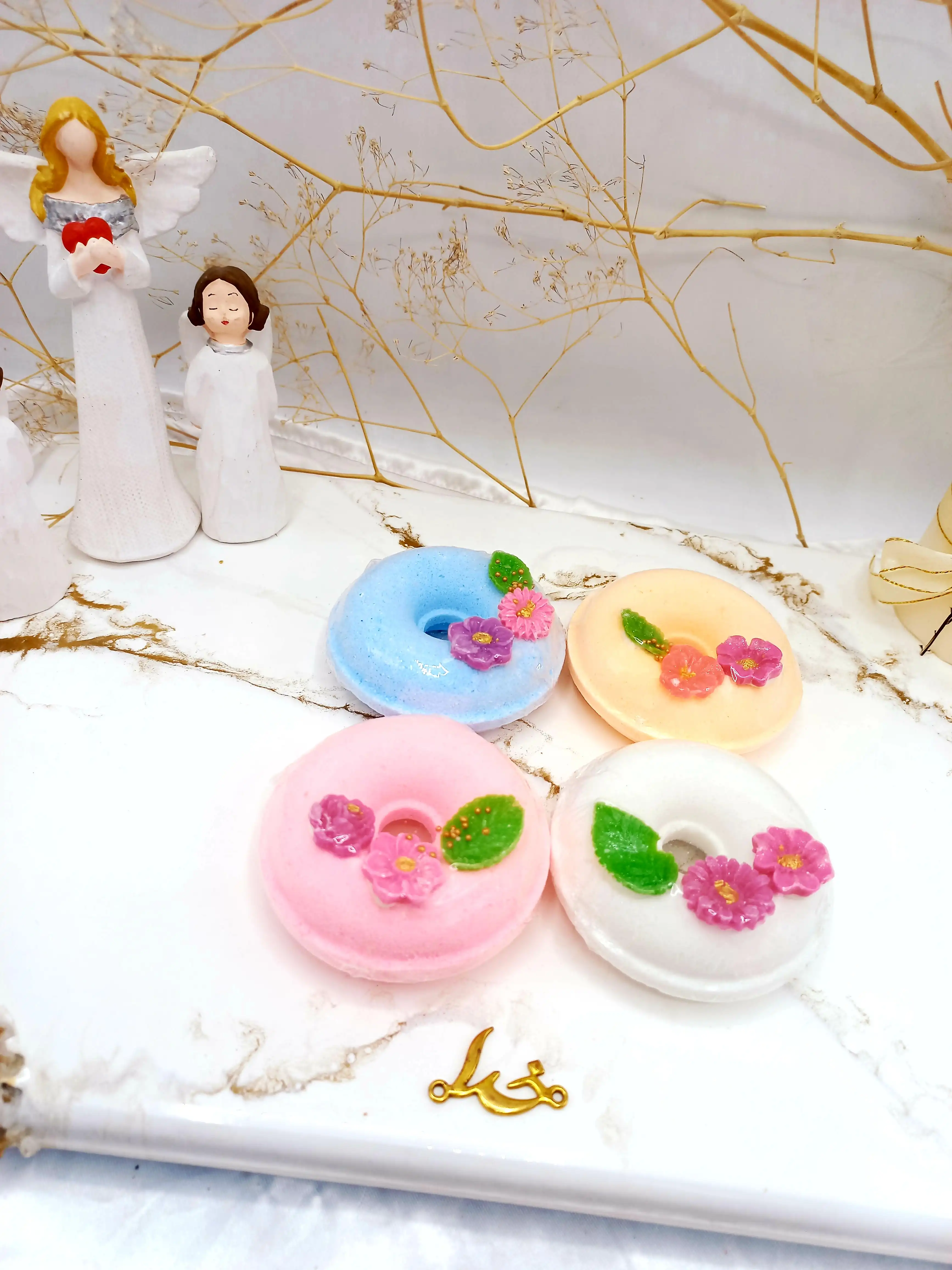 کوکتل و پدیکور دونات گل بهاری 100 گرم