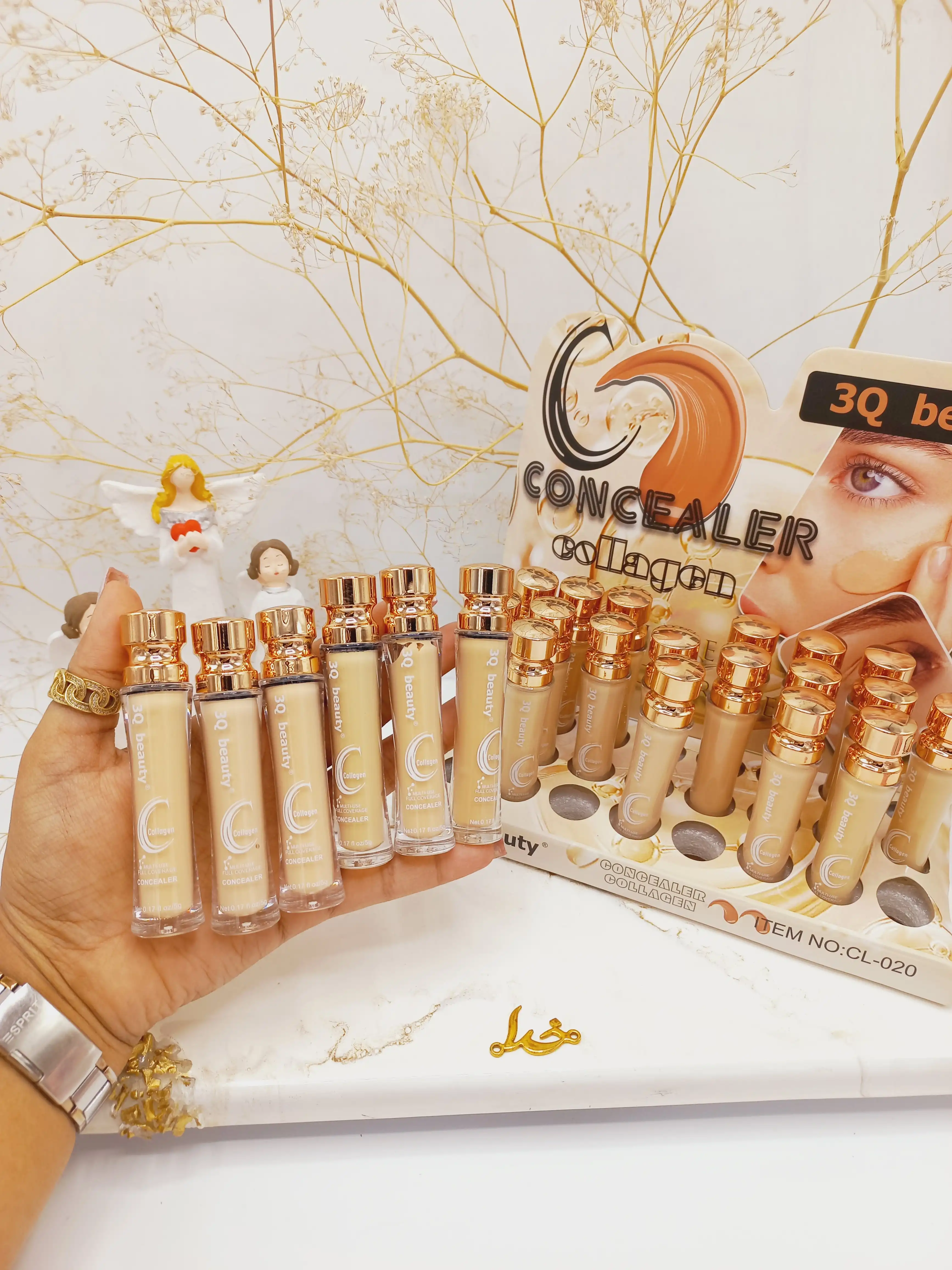 کانسیلر مایع 3Q beauty نچرال کد CL020