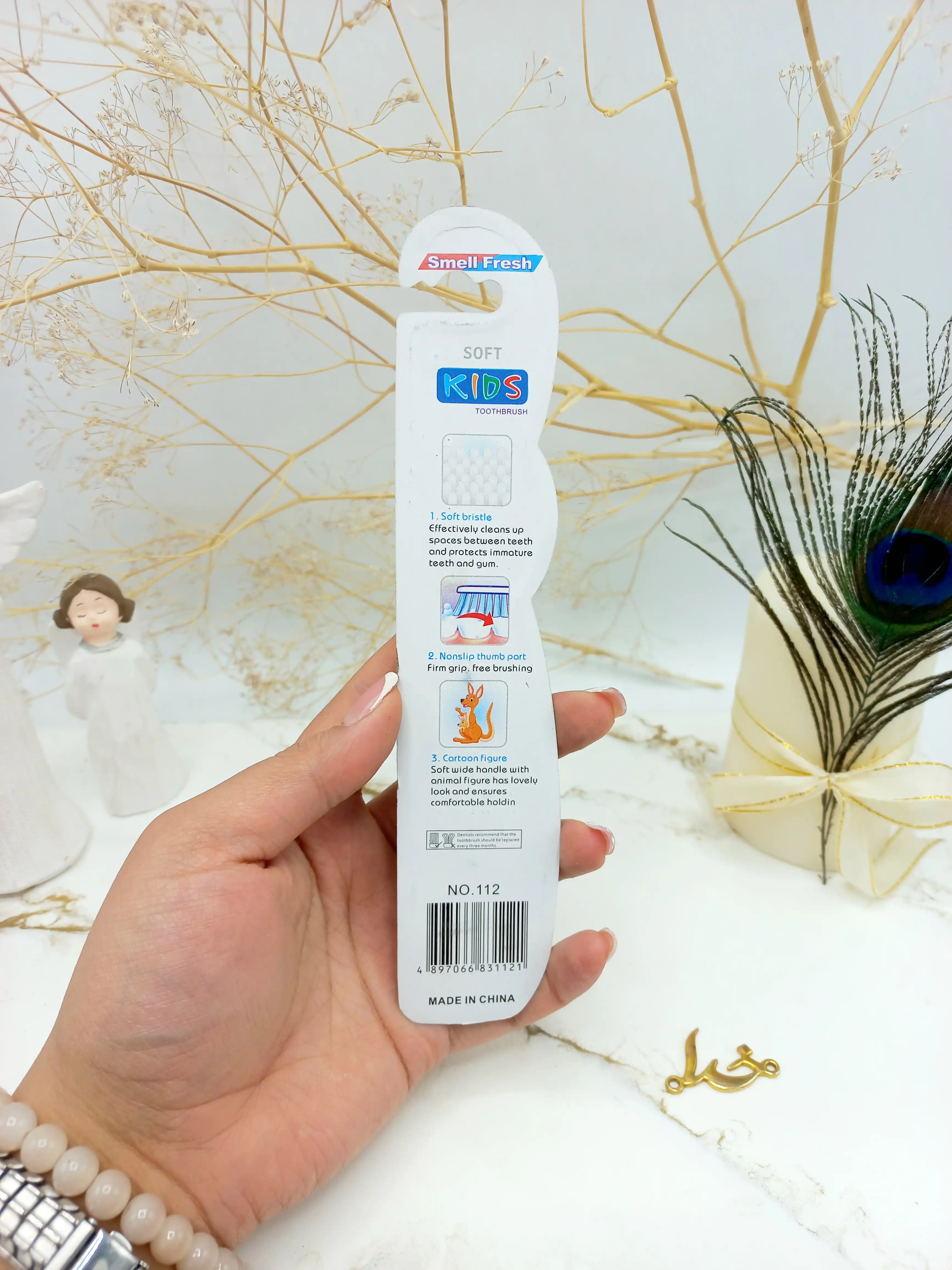 مسواک بچگانه طرح کانگورو Smell fresh کد 112