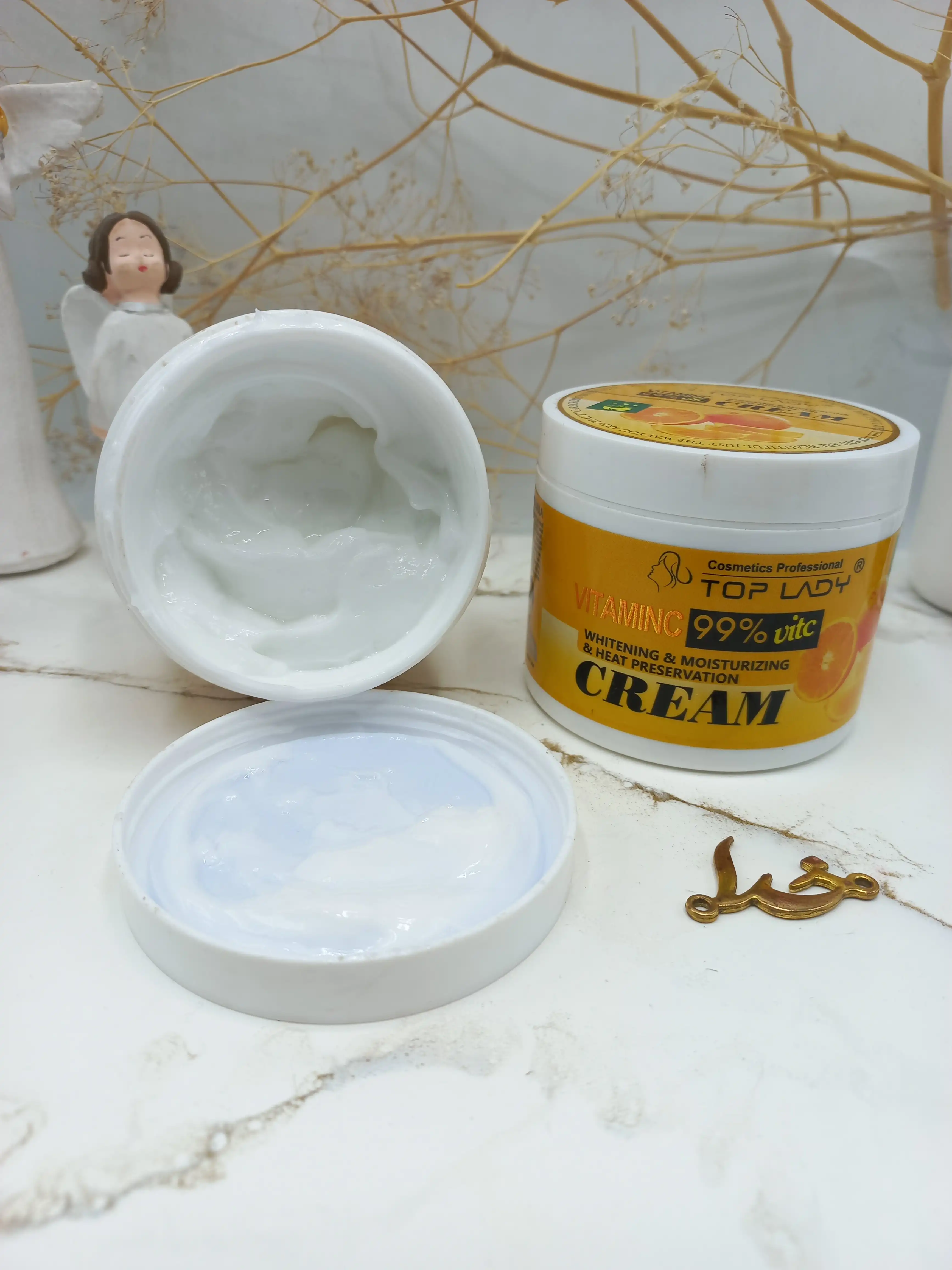 کرم سفید کننده و روشن کننده پرتقال تاپ لیدی TOP LADY کد 15005