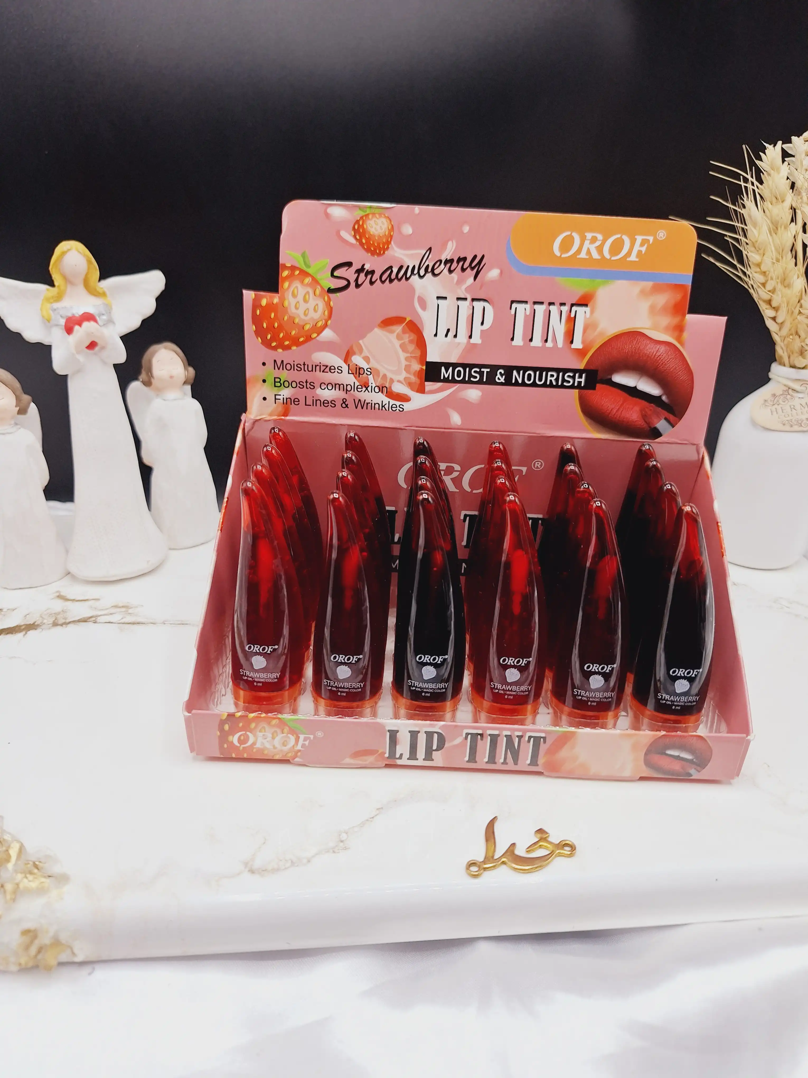 تینت لب طرح آلوئه ورا OROF کد G 3060