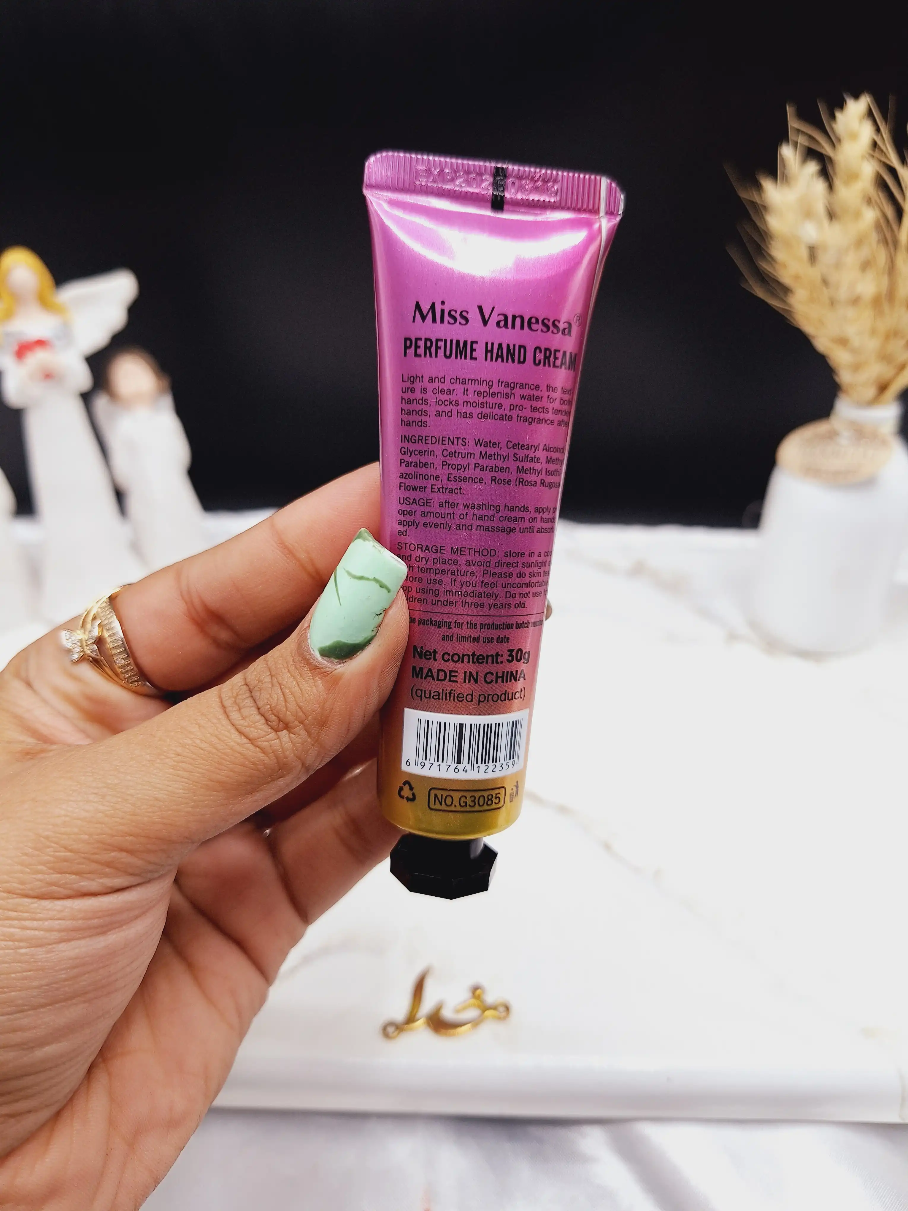کرم دست 30 گرم ادکلنی PINK CHARM  برند Miss Vanessa  کد G3085