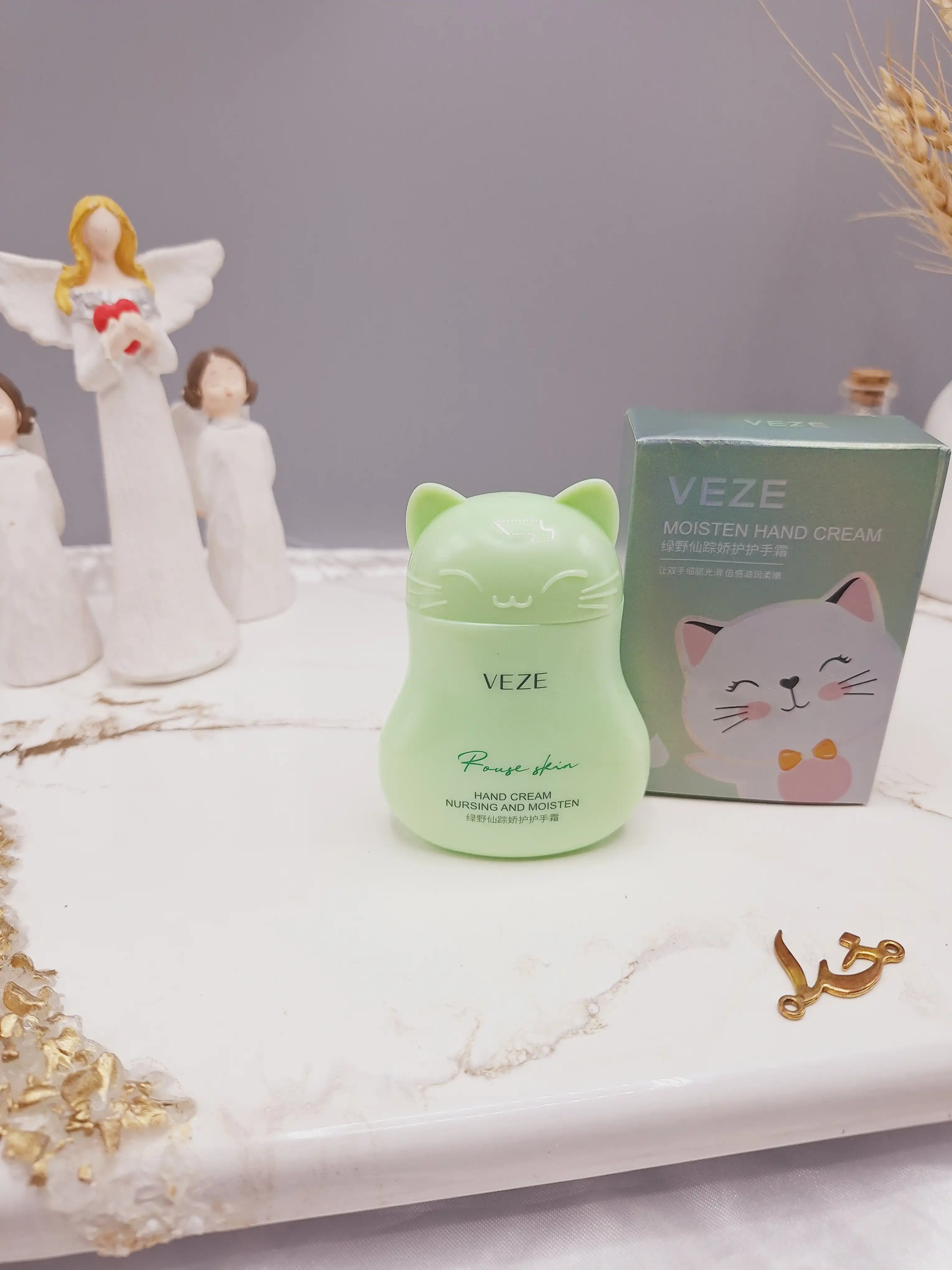 کرم و آبرسان دست طرح گربه برند VEZE کد FZ78341