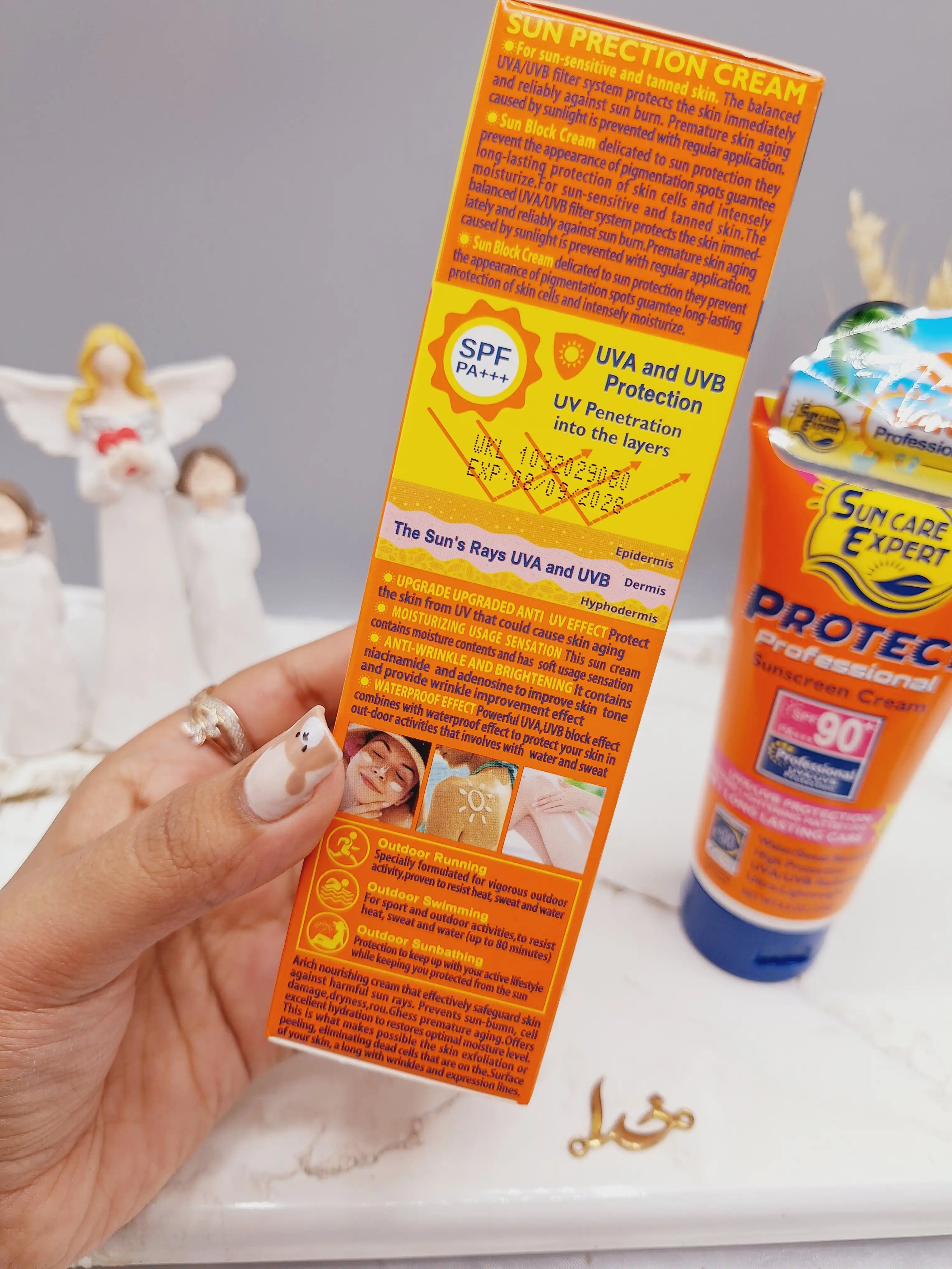 کرم ضدافتاب SPF90 ضدآب وضد تعریق برندوکالی Wokali کدHA3057