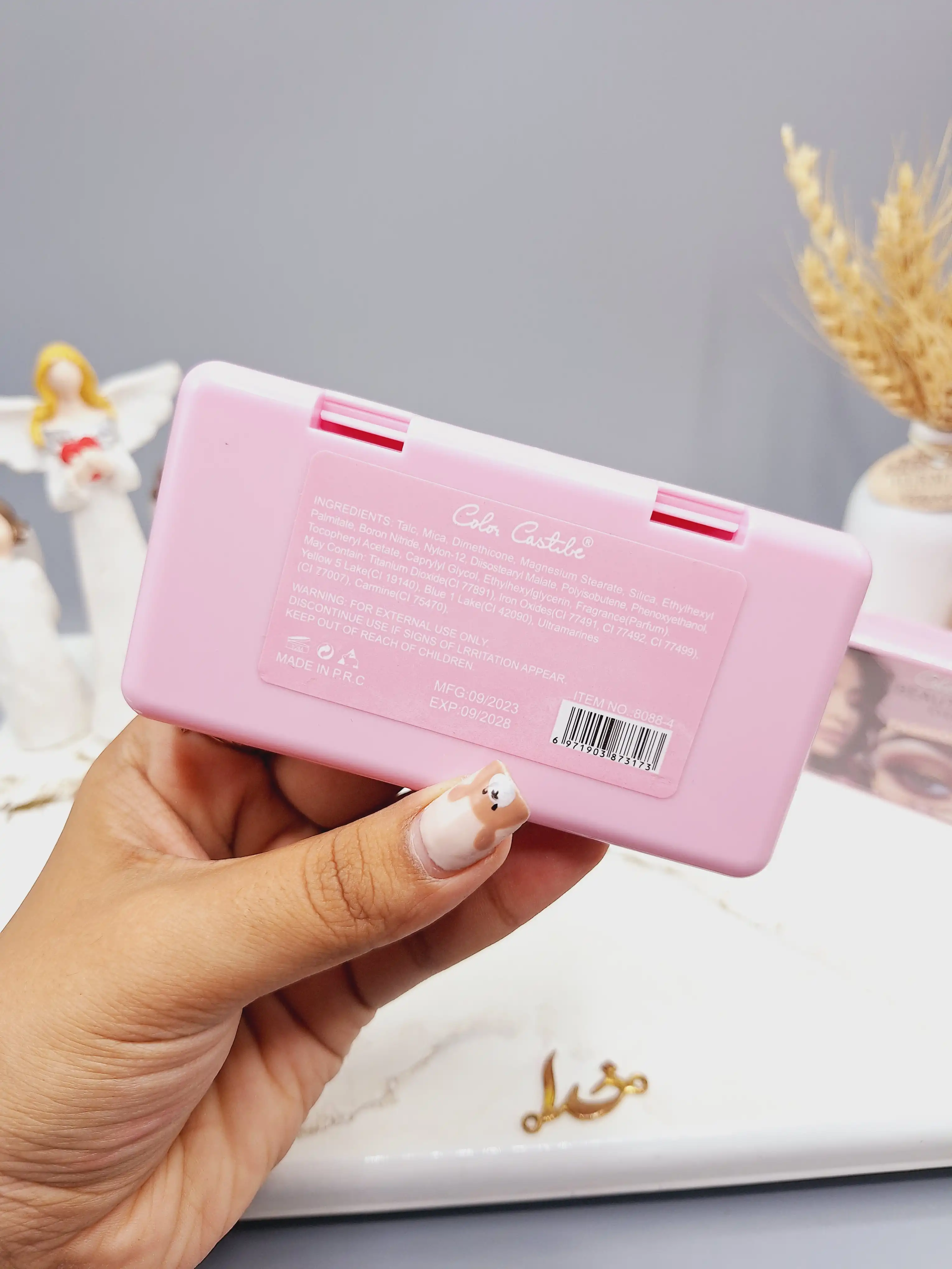 پالت 6تایی سایه چشم زیبا برند BEAUTY SECRET کد 8088