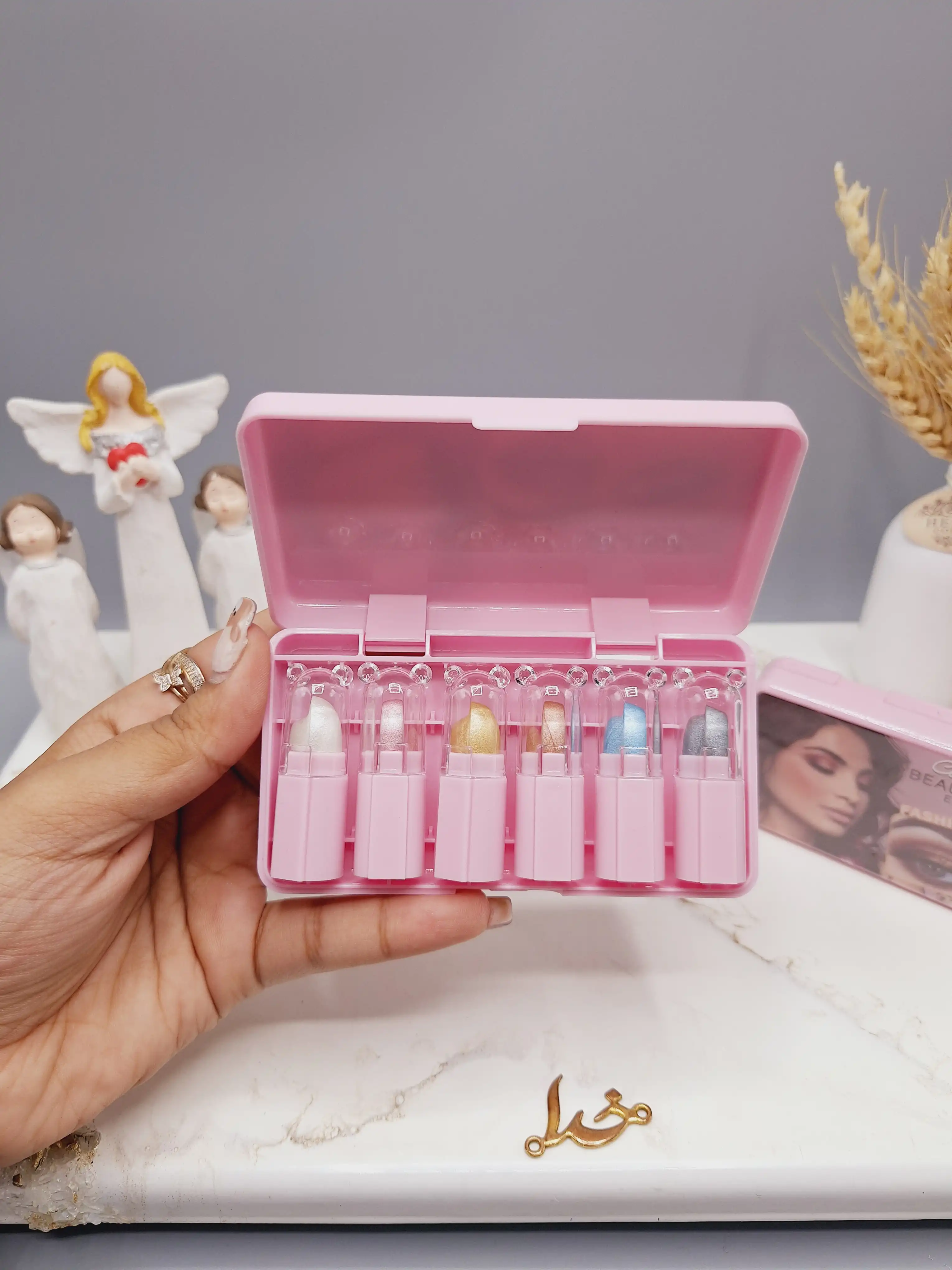 پالت 6تایی سایه چشم زیبا برند BEAUTY SECRET کد 8088