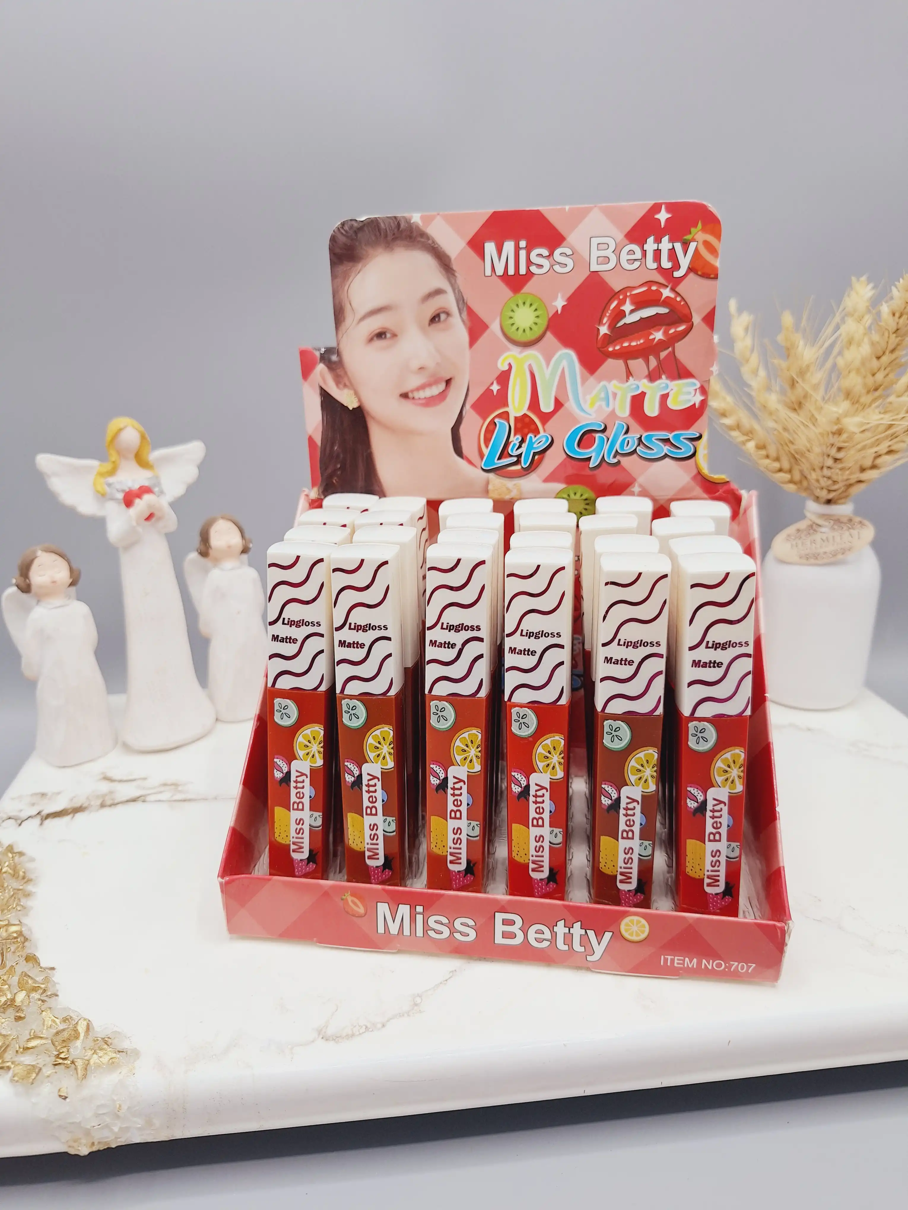 رژ مایع میوه ای Miss Betty کد 707