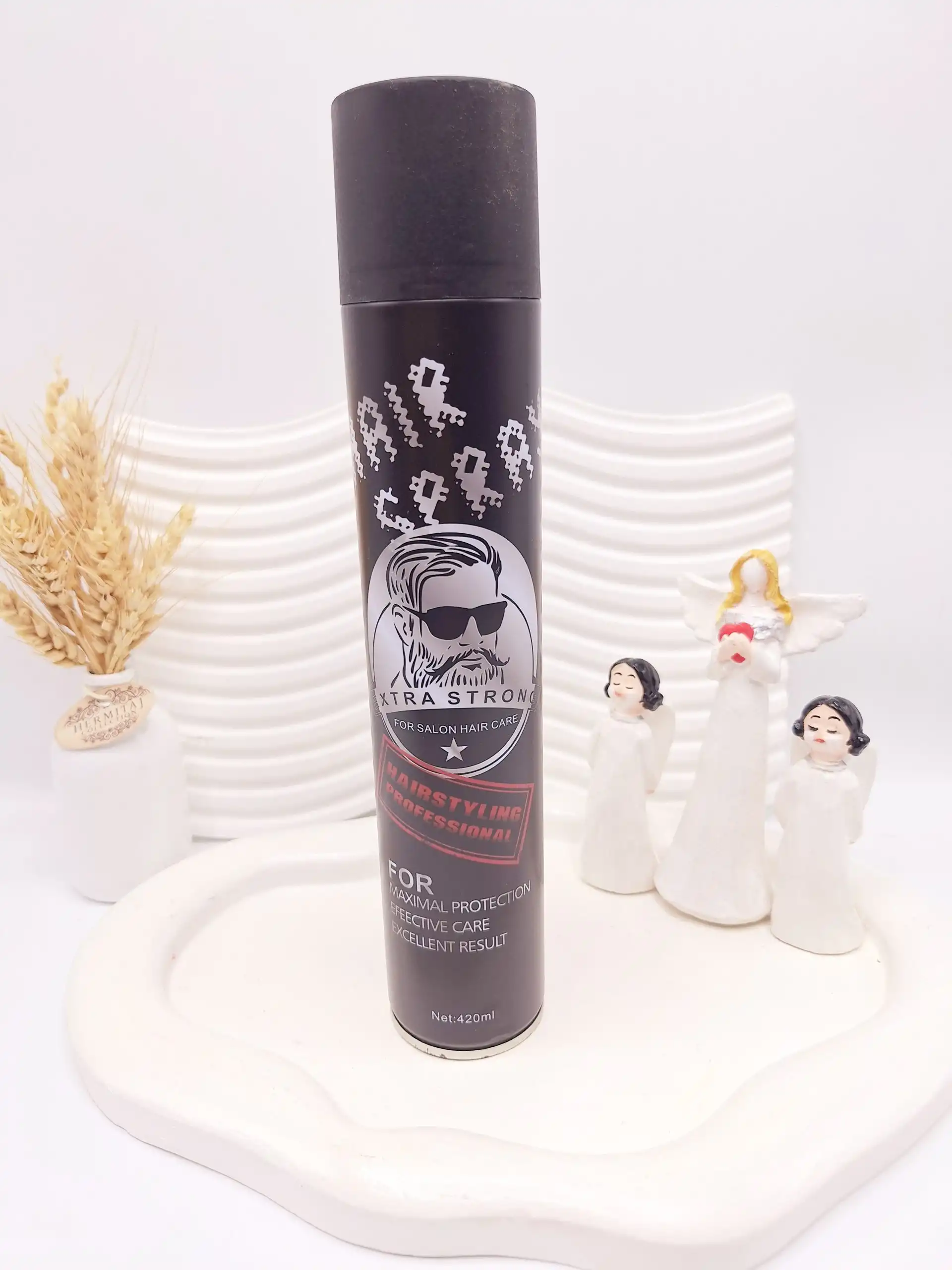تافت مو مردانه HAIR SPRAY مدل XTRA STRON حجم 420 میل کد 7904