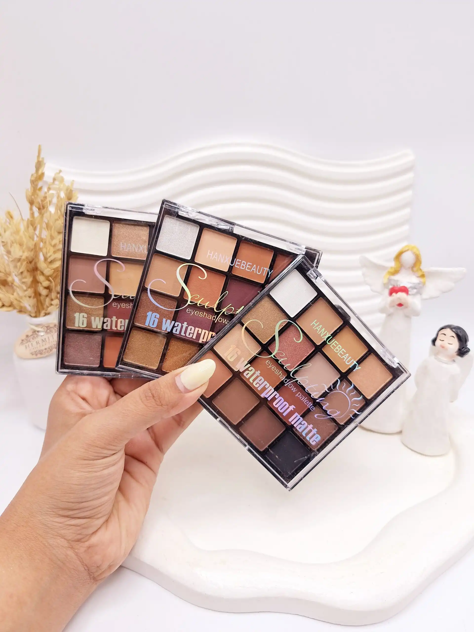 سایه چشم 16 رنگ زیبا برند HANXUEBEAUTY کد 806