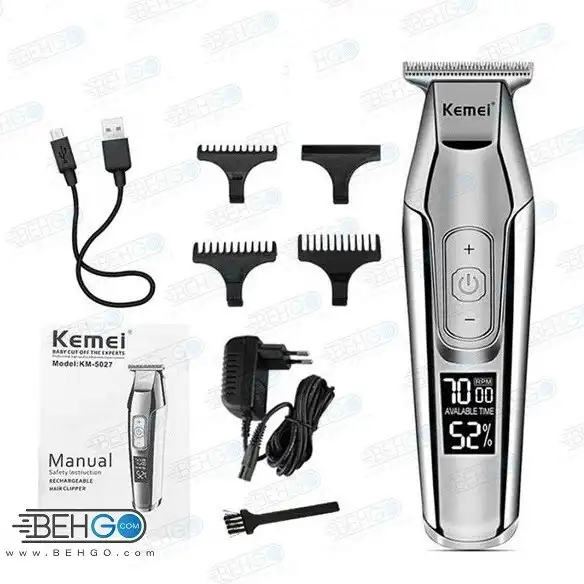 ماشین اصلاح موی سر و صورت Kemei مدل KM‑5027