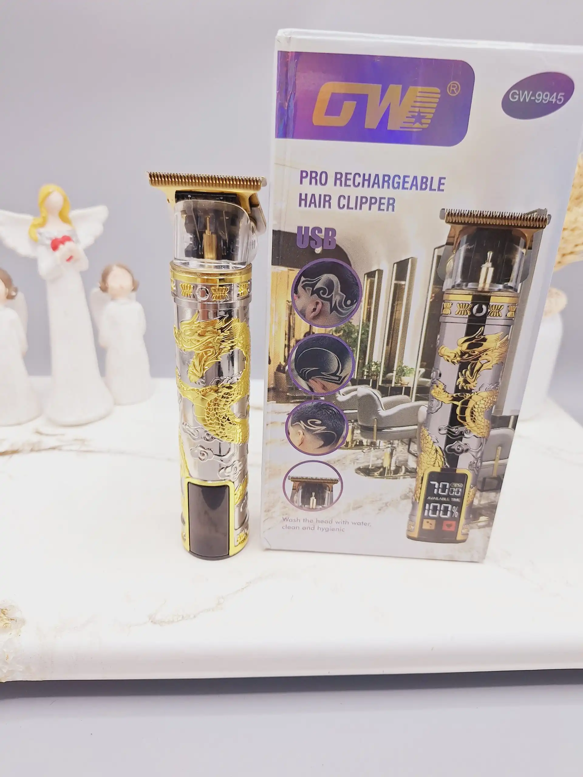 خط زن حرفه ای GW مدل gw-9945 به همراه 6 شماره